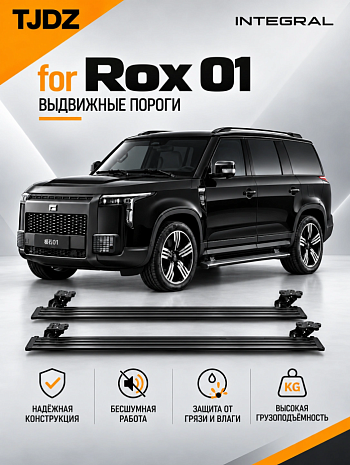 Выдвижные пороги TJDZ для Rox 01 c 2023 по н.в.